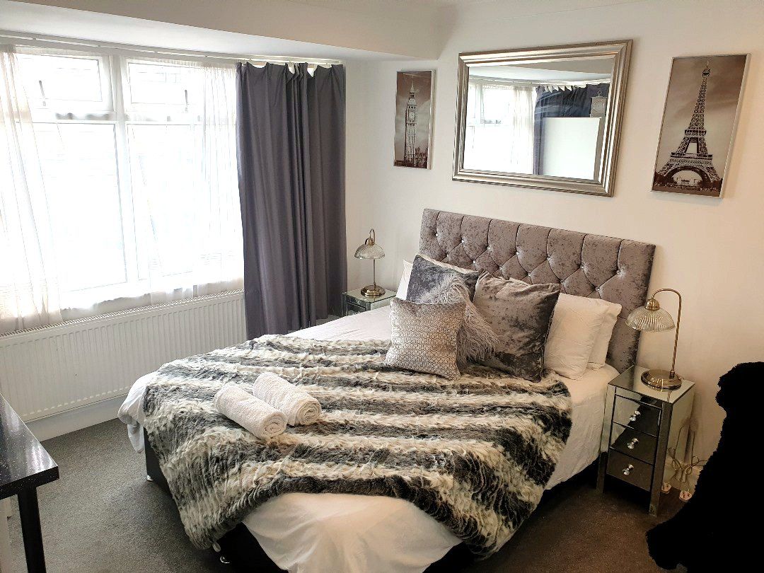 A furnished bedroom in Clydesdale Home